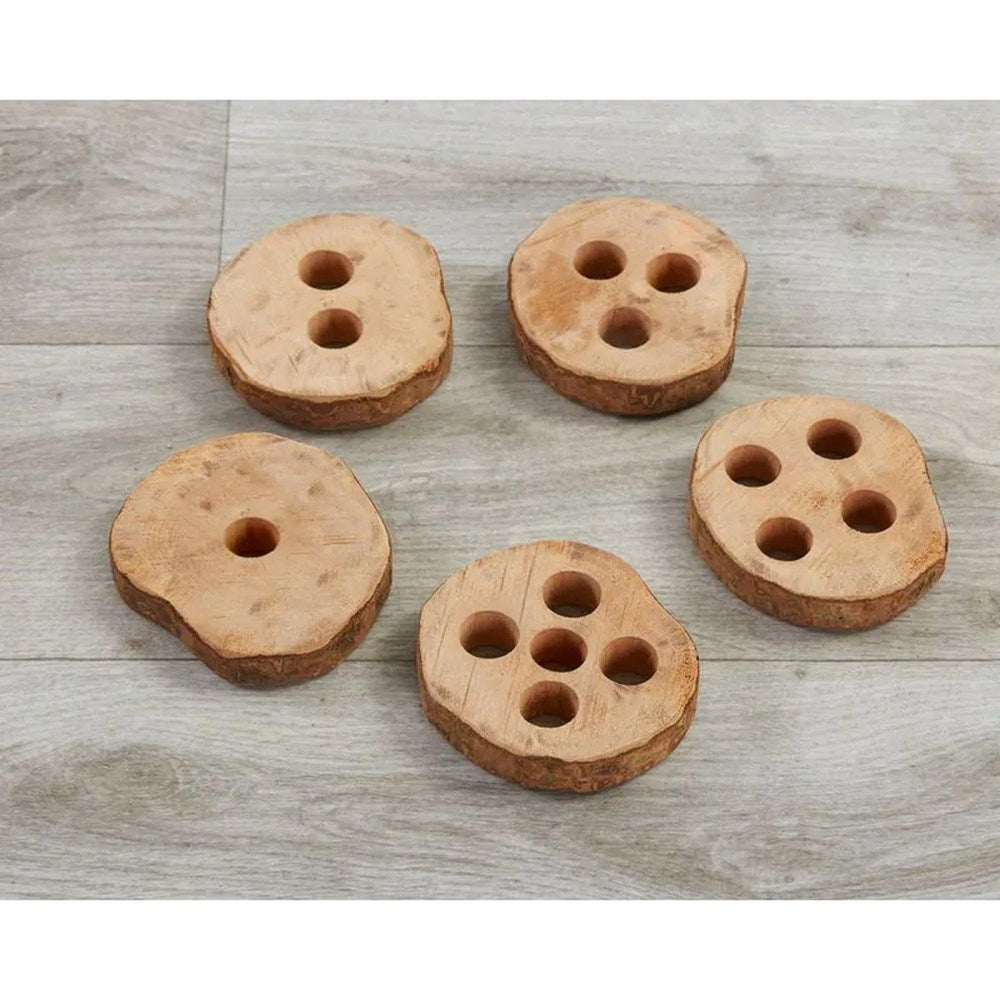 Number Buttons - Set of 5