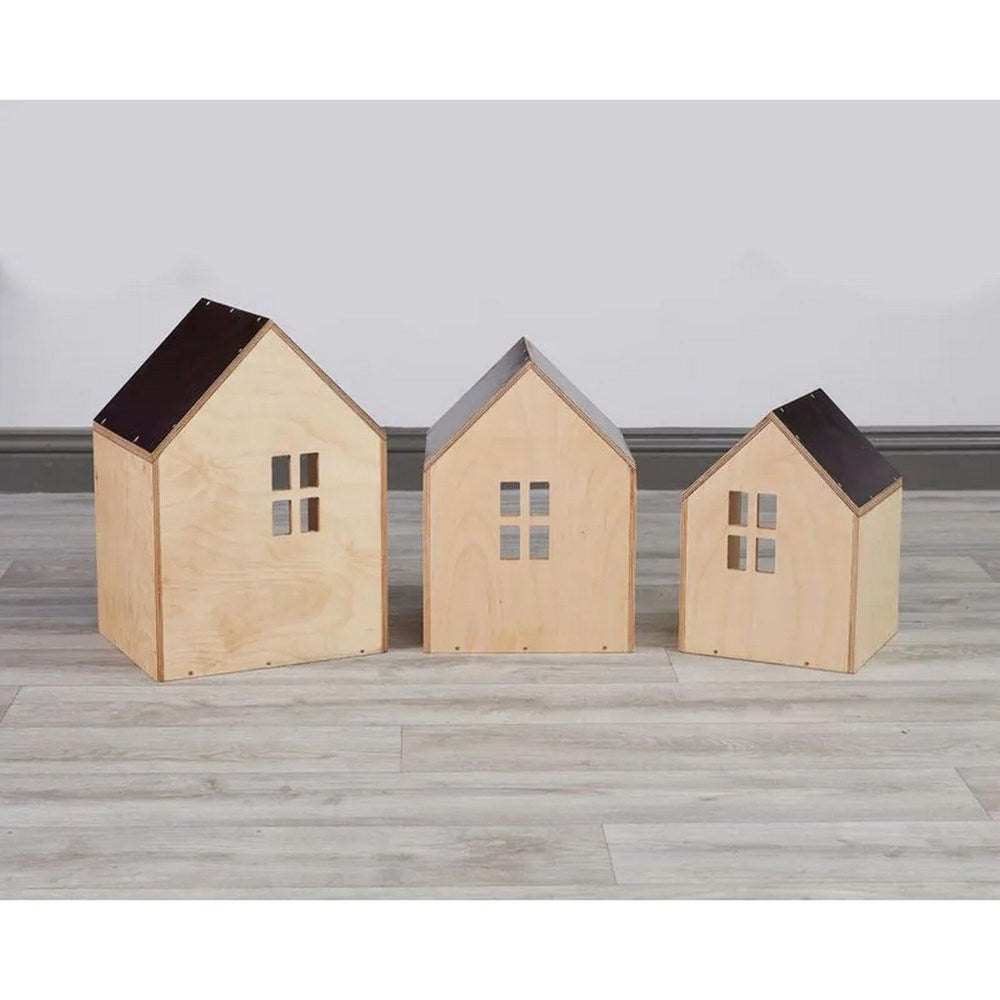 Cosy Nesting Packaway Small World Houses Set Of 3