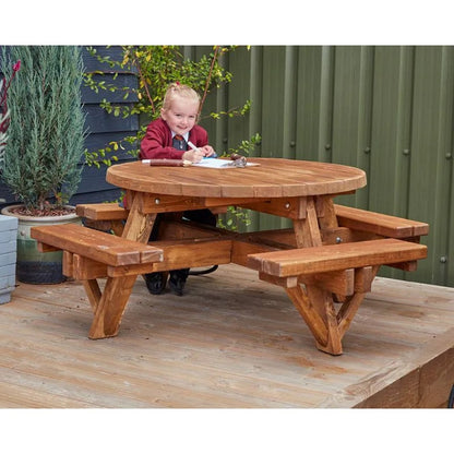 Tuff Play Tray Picnic Bench - 8 Seater