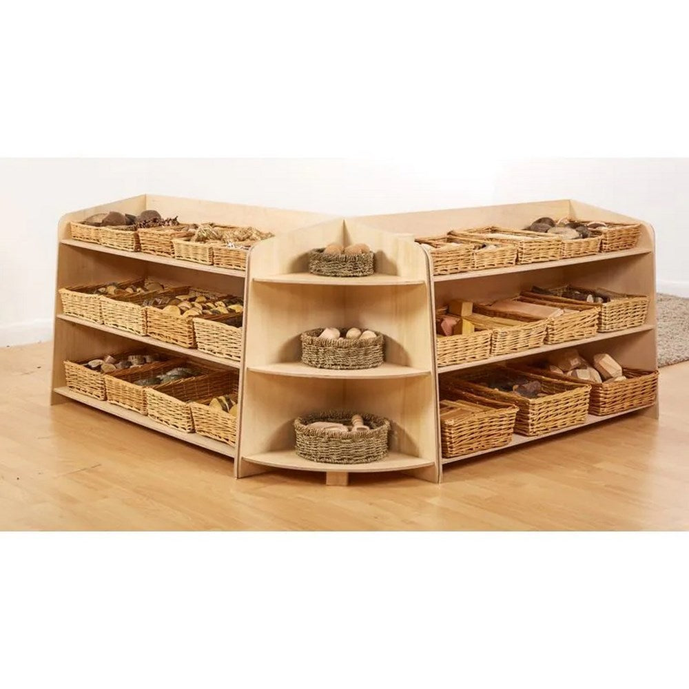 Cosy Healdswood Shelf And Corner Set 3 Piece Set
