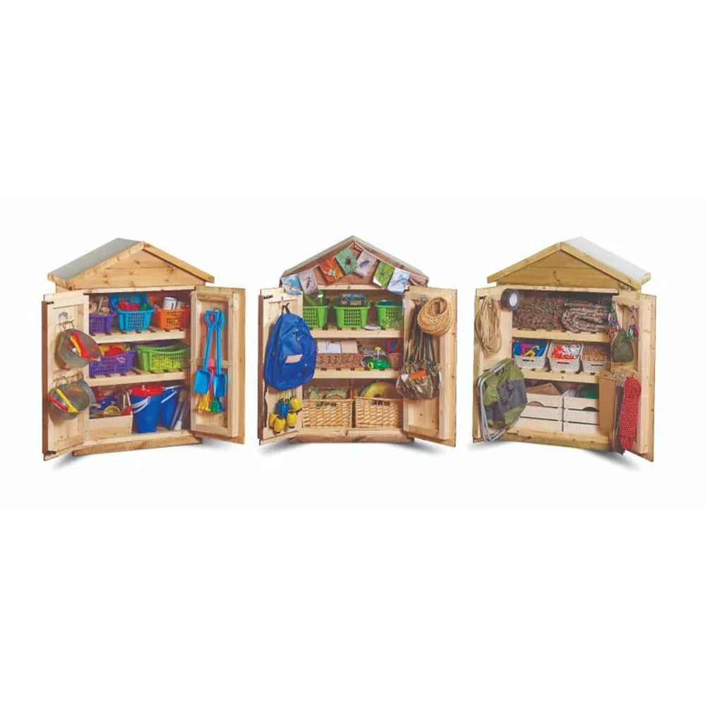 Cosy Columbia Market Outdoor Storage Sheds Set Of 3