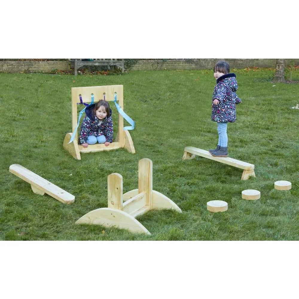 Chunky Teeter Totter Obstacle Course - 7 Piece Set