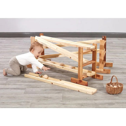 Cosy Wooden Chutes And Stands Set Of 9