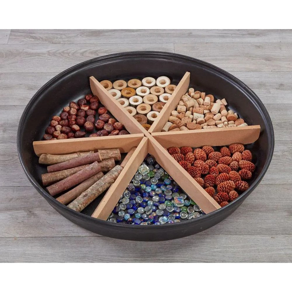 Deep Spot Tray Wooden Divider Insert