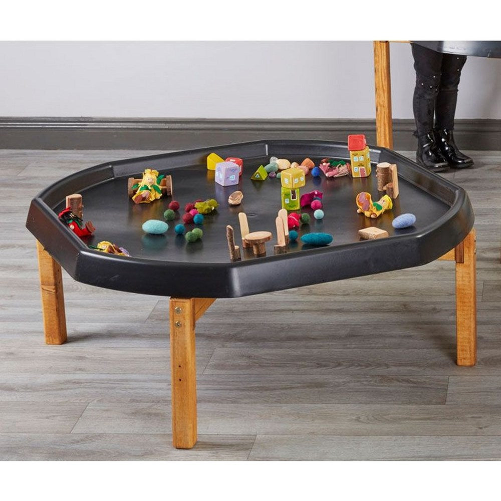 Indoor Wooden Tuff Play Tray Stand - Small