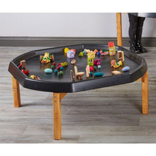 Indoor Wooden Tuff Play Tray Stand - Small
