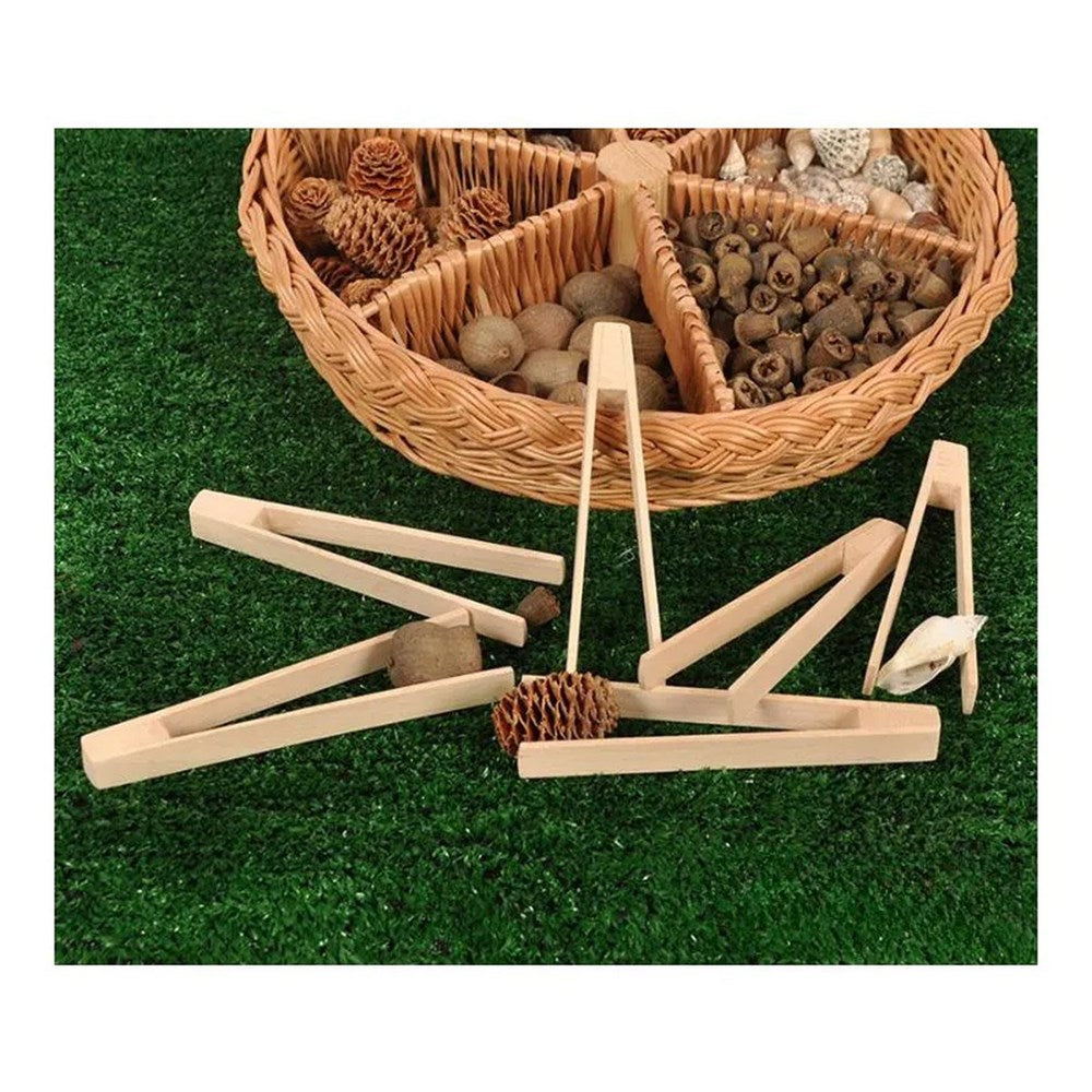 Cosy Wooden Tweezers Pack Of 6