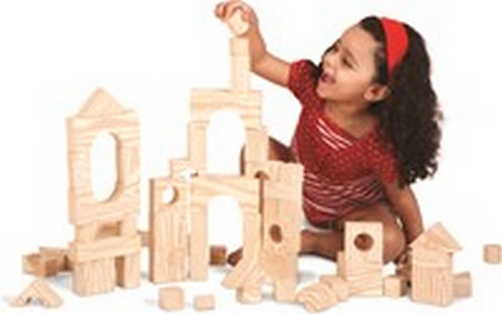 Wood-Like Edu-Blocks (80 pcs)