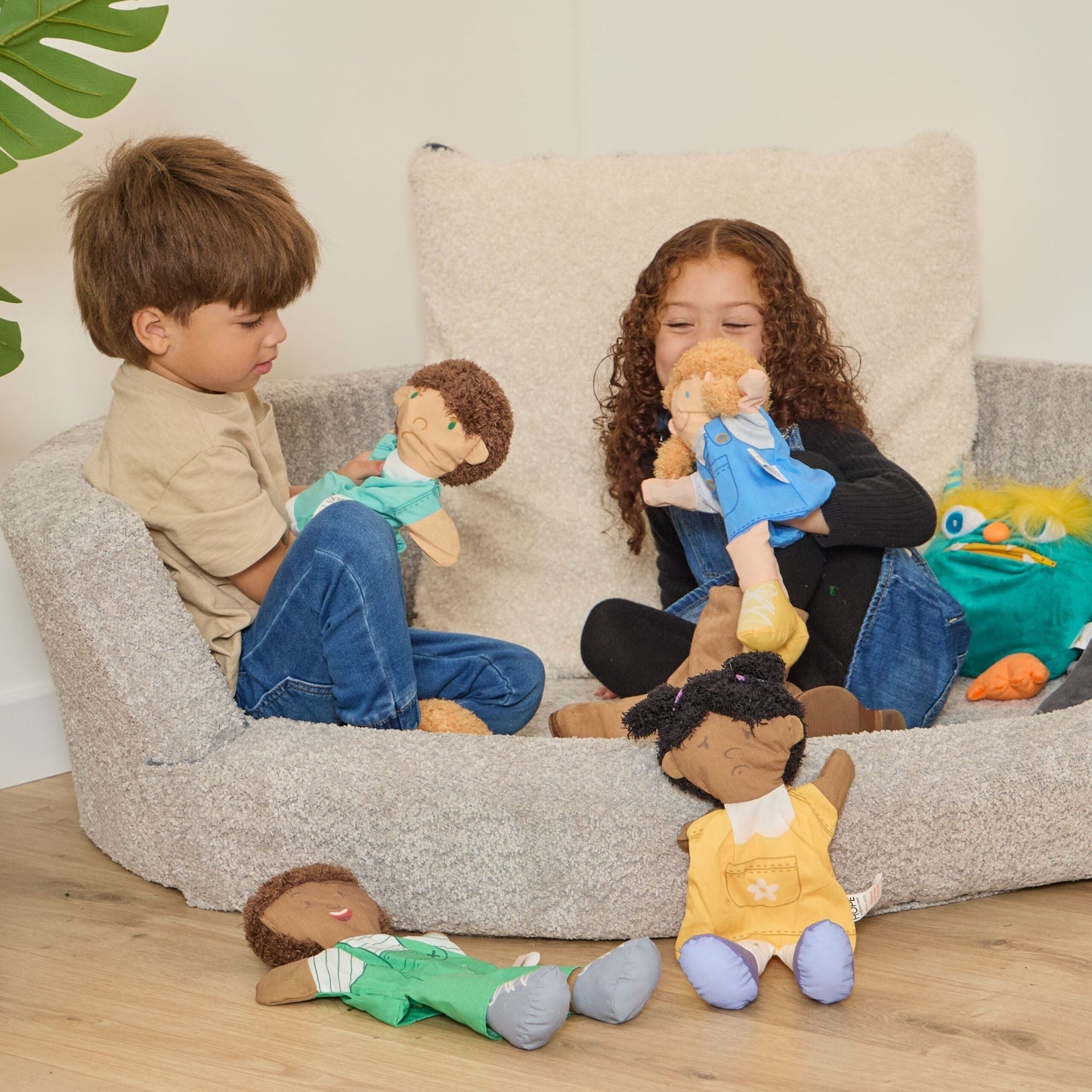 Diverse Emotion Puppets Pack Of 6