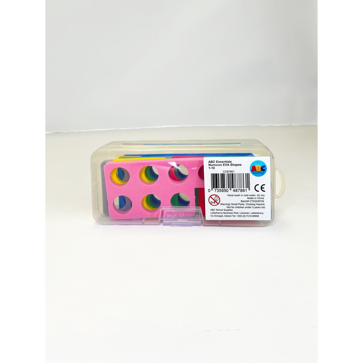 ABC Essentials Box of Numicon EVA Shapes 1 - 10 - ABC School Supplies