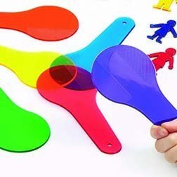 **ABC Essentials Colour Paddles Pack Of 6 - ABC School Supplies