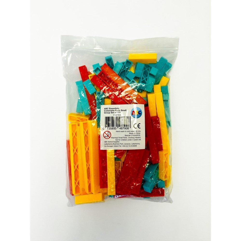 ABC Essentials Cuisenaire Rods Small Group Set of 155 - ABC School Supplies