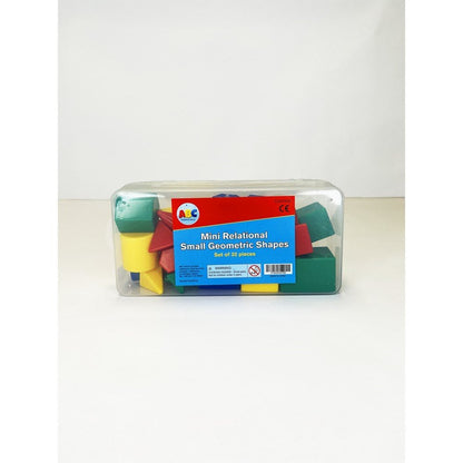 ABC Essentials Mini Relational Small Geometric Shapes Set of 32 pieces - ABC School Supplies