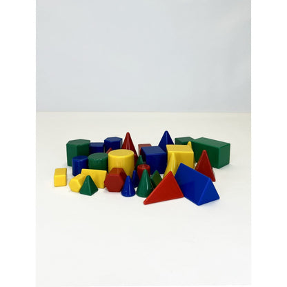ABC Essentials Mini Relational Small Geometric Shapes Set of 32 pieces - ABC School Supplies