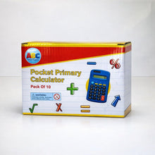 Abc Essentials Pocket Primary Calculators Pack of 10 - ABC School Supplies