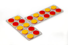 Abc Essentials Tens Frames Boards And 20 Red/Yellow Counter - ABC School Supplies