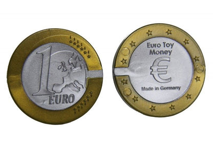 Toy Euro Money Coins 1 Euro (100 Pieces)