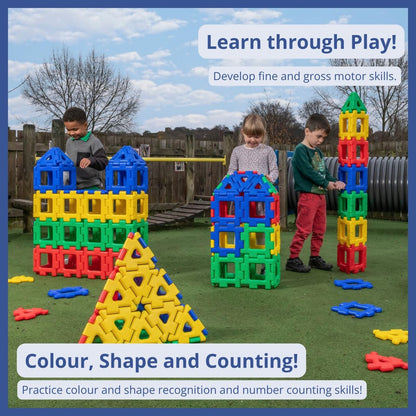 Giant Polydron Super Value Set