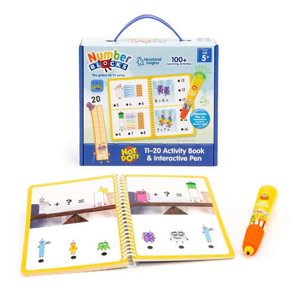 Hot Dots® Numberblocks® 1120 Activity Book & Interactive Pen