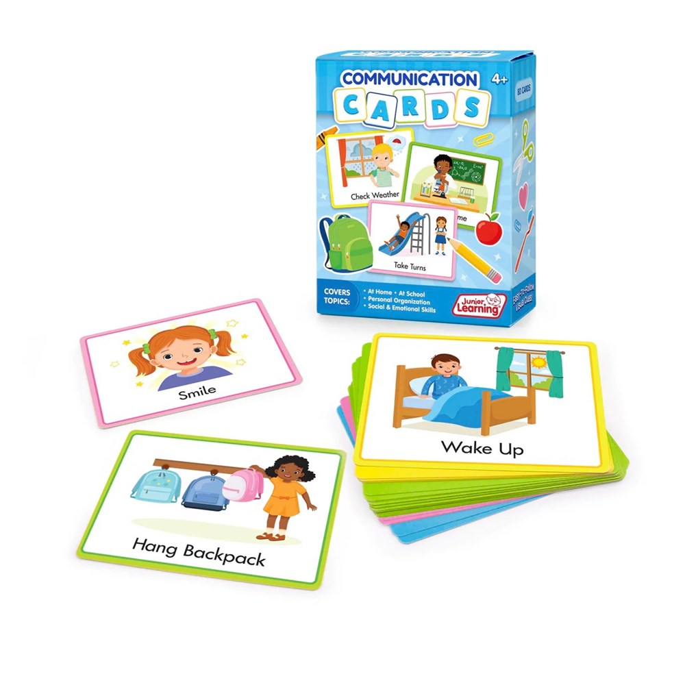 Junior Learning Communication Cards Set of 80