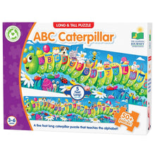 **Long & Tall Puzzle Abc Caterpillar Letters 51 Pcs