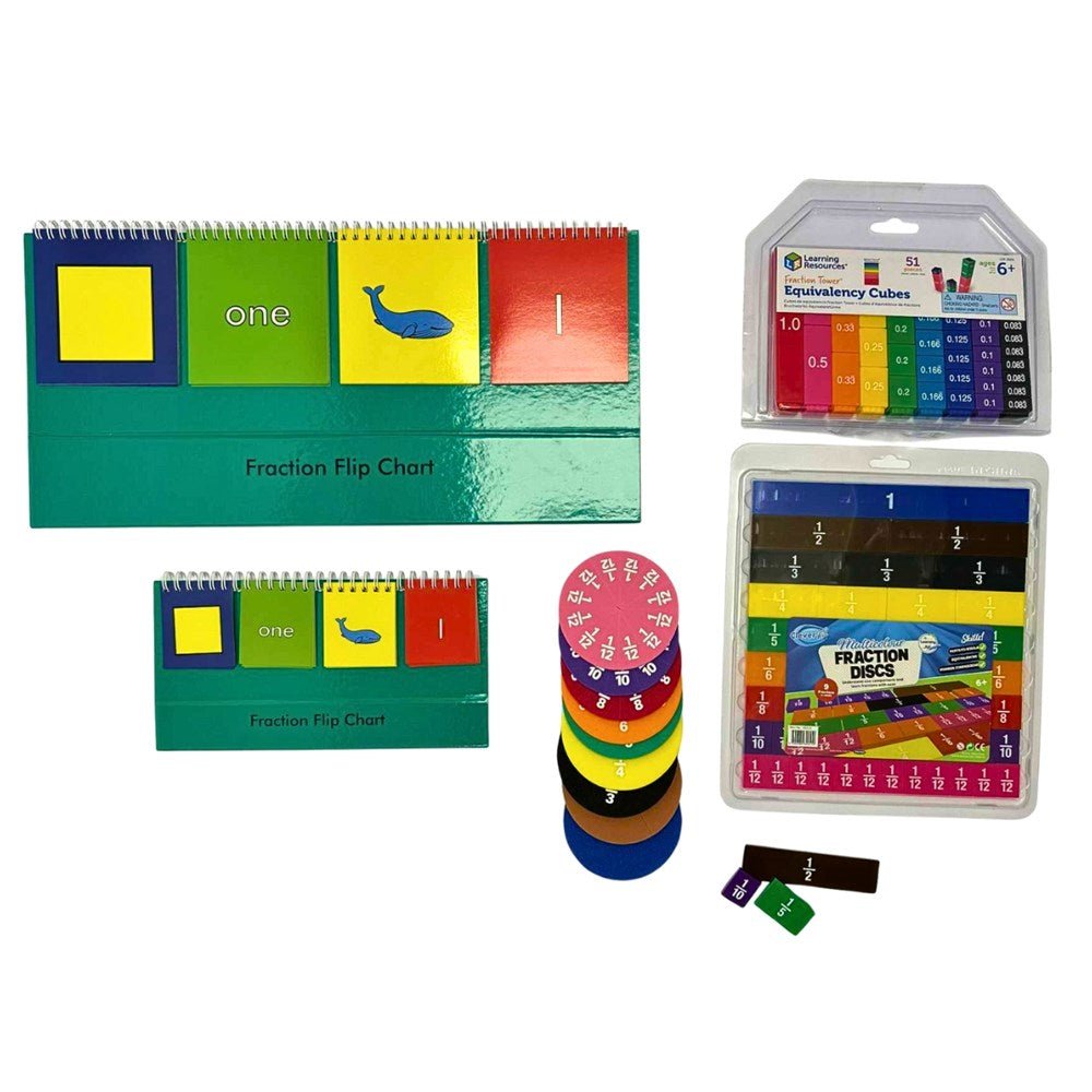 ABC Maths Kit - Equivalence Station Kit (Fractions, Percentages & Decimal) - ABC School Supplies