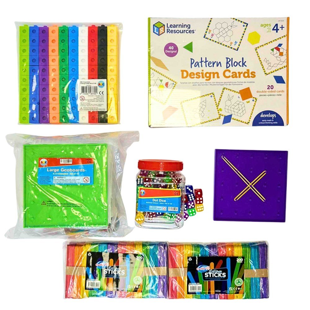 ABC Maths Kit - Pattern Station Kit - ABC School Supplies