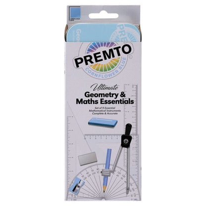 **Premto Maths Set 9Pcs - Cornflower Blue