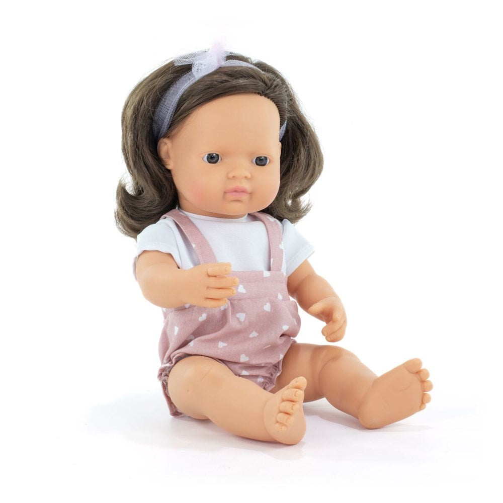 My Friends And Me Baby Doll Brown Hair Girl 38Cm