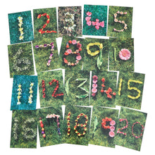 **Natural Spring-summer Number Cards