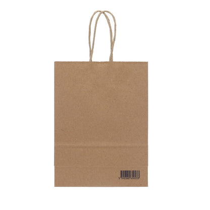 Kraft Party Bags Pack of 125 with handle - Brown