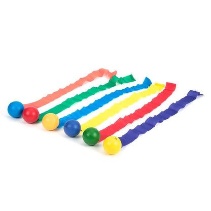 Spordas Ribbon Tail Balls Set Of 6