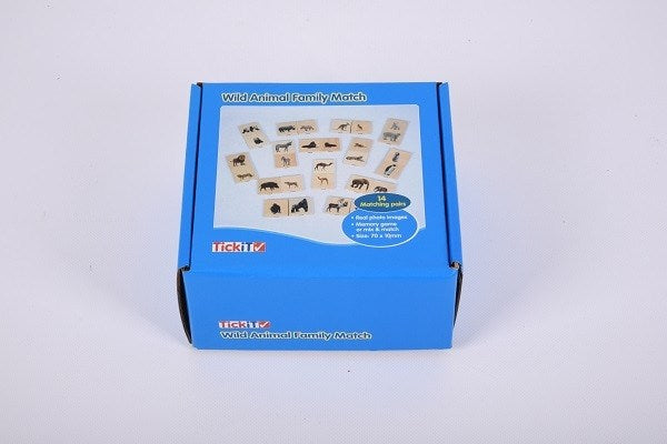 **Wild Animal Family Match Pack of 28