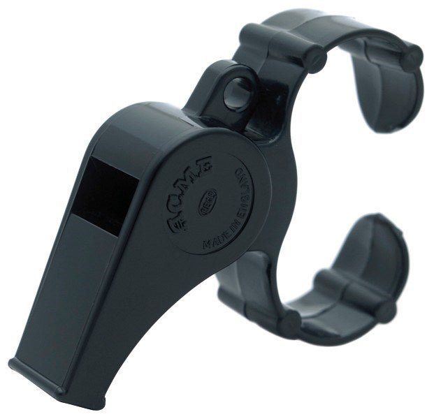 Acme Thunderer Black Plastic Finger Whistle - ABC School Supplies