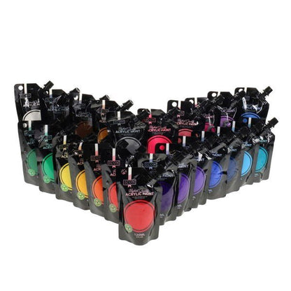 Acrylic Paints Bumper Pack 120ml - ABC School Supplies