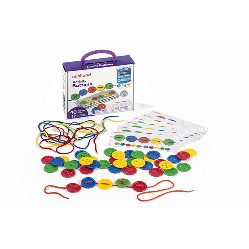 Activity Buttons - ABC School Supplies