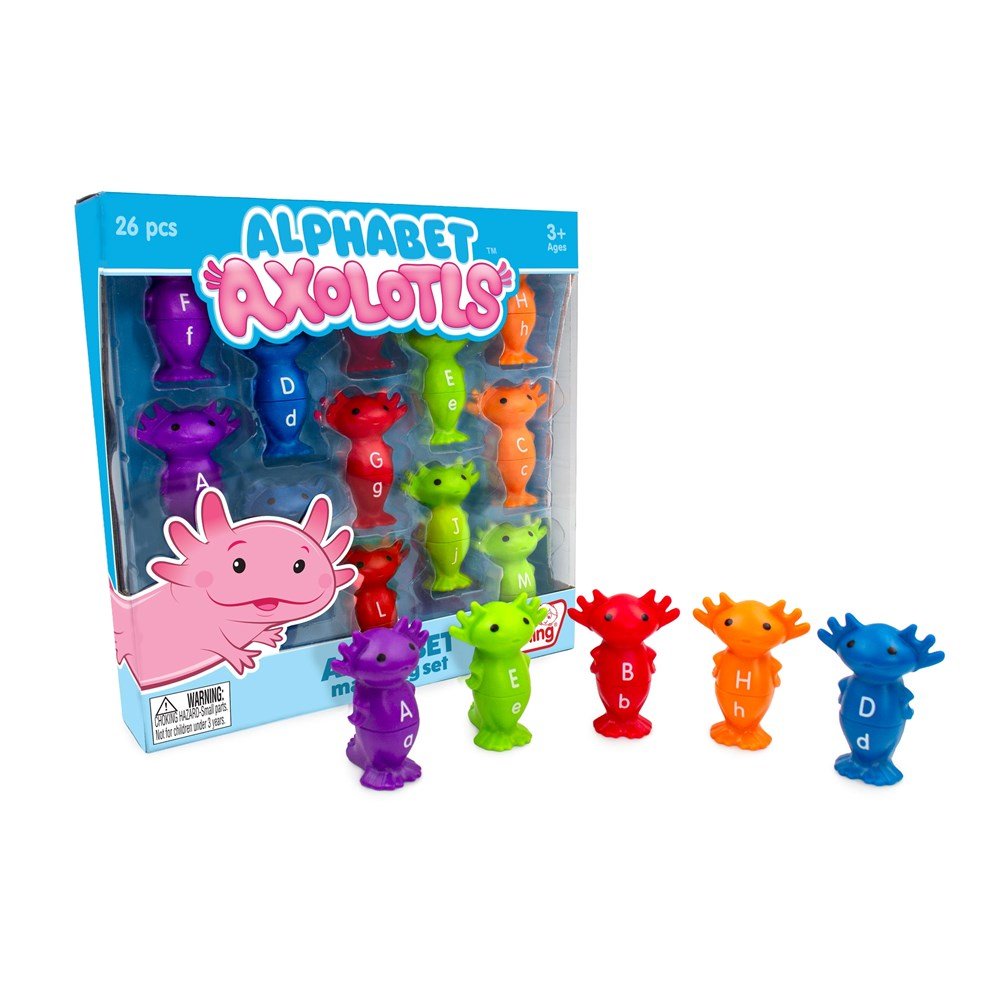 Alphabet Axolotls - ABC School Supplies