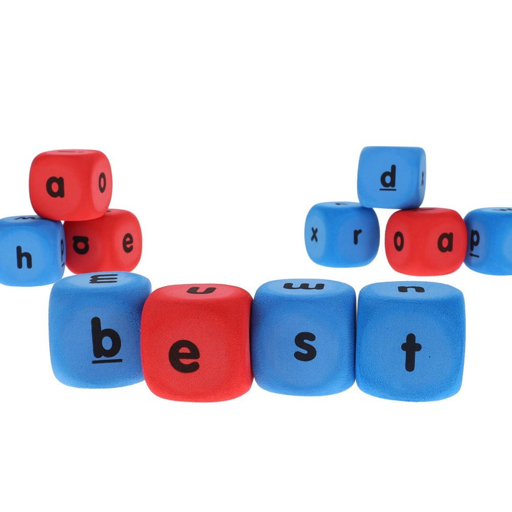 Alphabet Dice Tub of 12 - ABC School Supplies