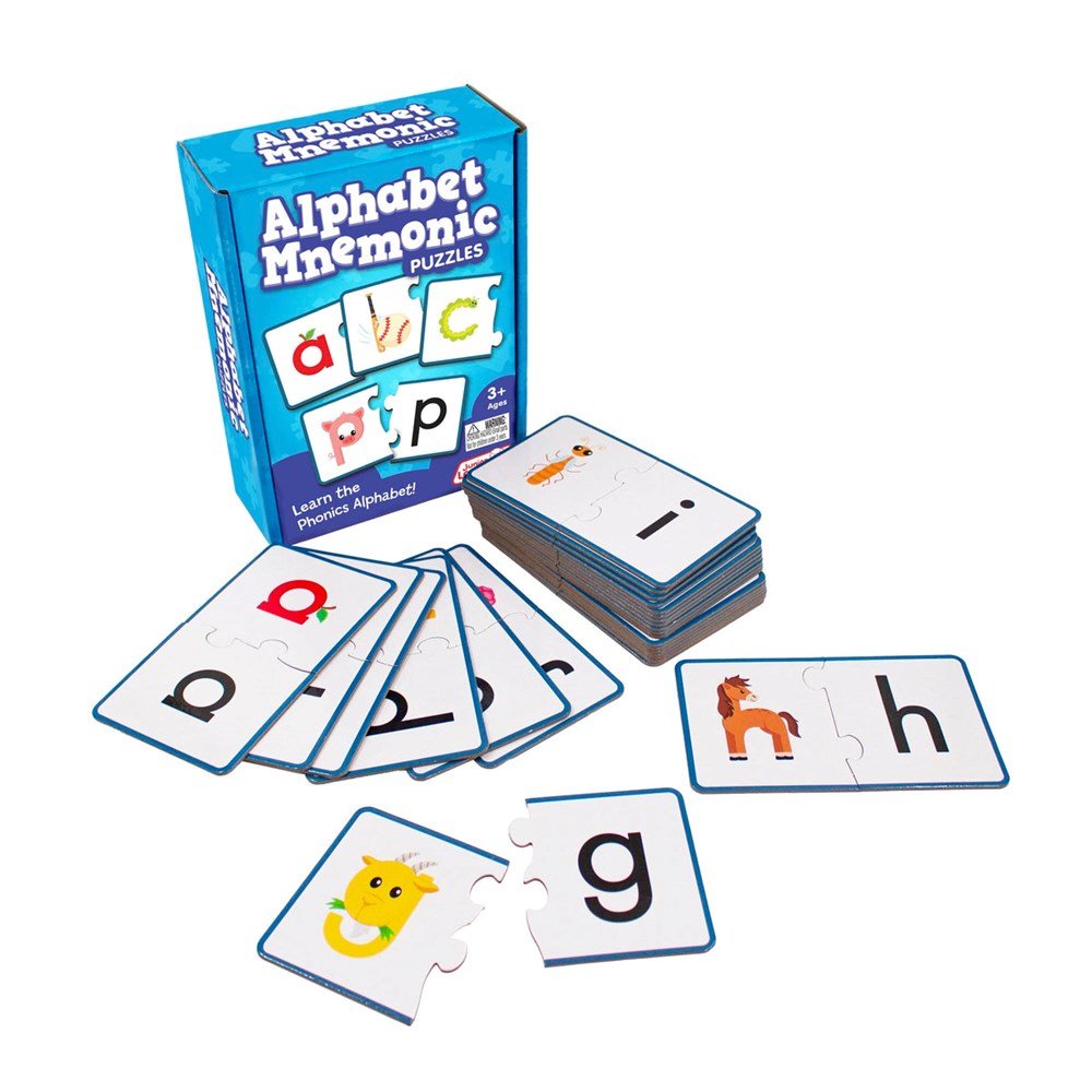 Alphabet Mnemonics Puzzle - ABC School Supplies