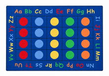 Alphabet Rectangular Carpet 257x180cm - ABC School Supplies