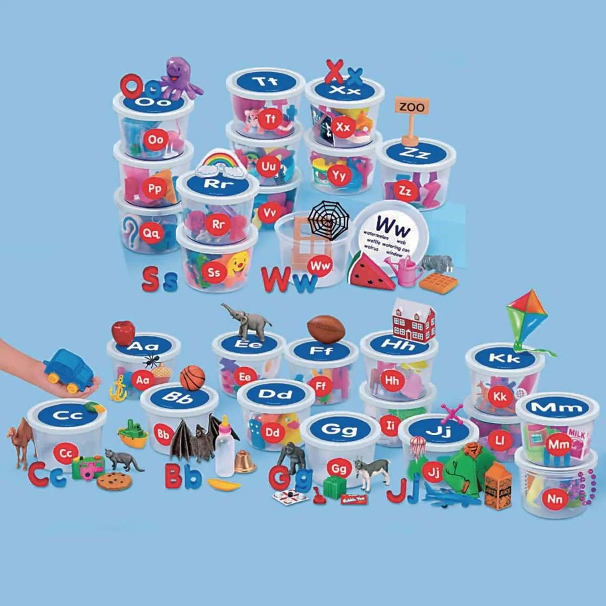 Alphabet Sounds Teaching Tubs - ABC School Supplies