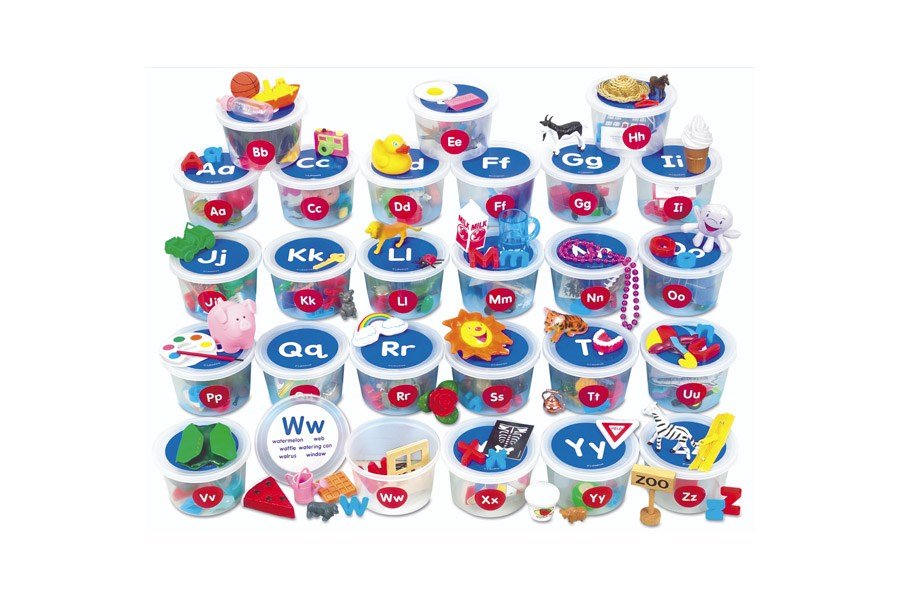 Alphabet Sounds Teaching Tubs - ABC School Supplies
