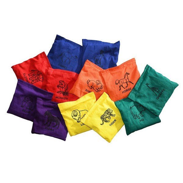 Animal Beanbags Pack Of 12 - ABC School Supplies