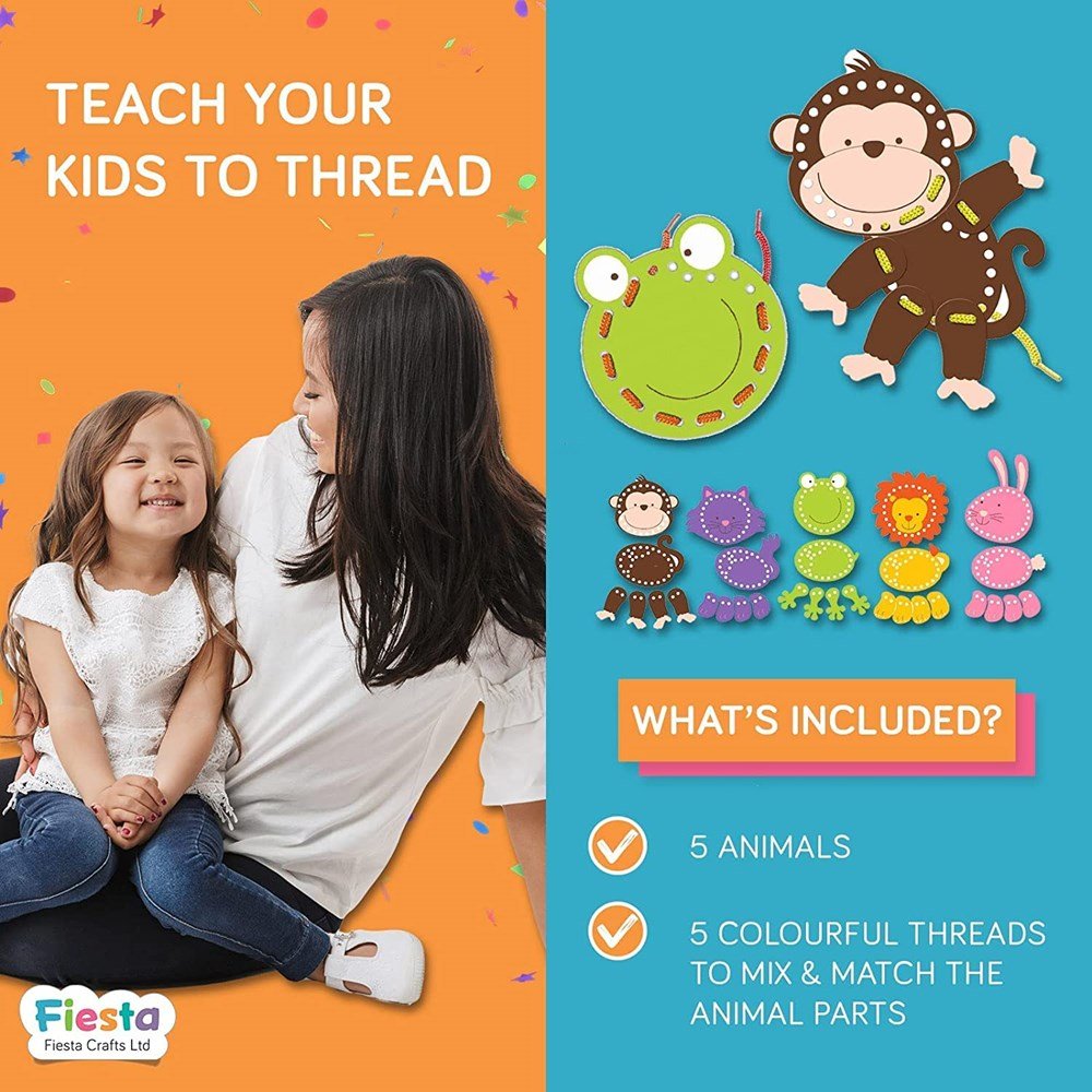 Animal Threading - ABC School Supplies