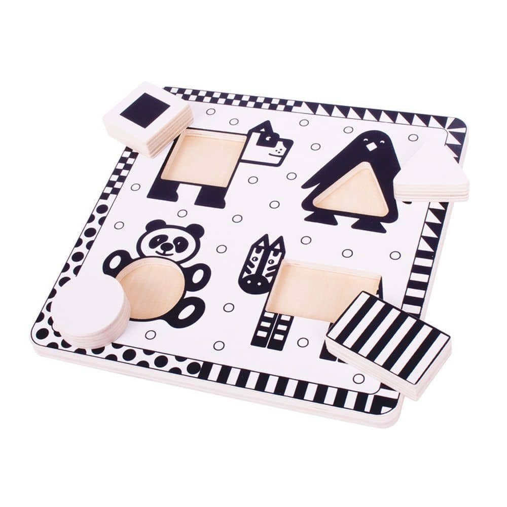 Animals Black And White Puzzle - ABC School Supplies