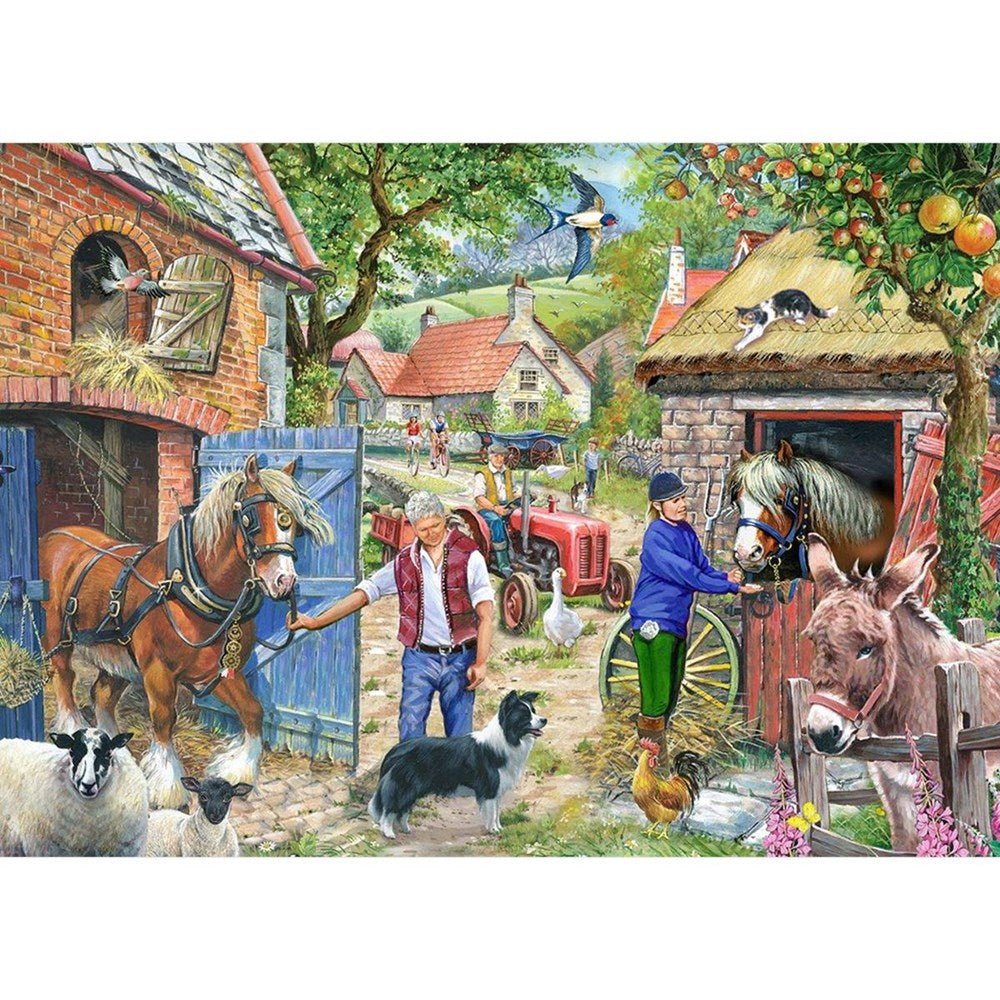 Appletree Lane - 1000 Piece Jigsaw Puzzle - ABC School Supplies