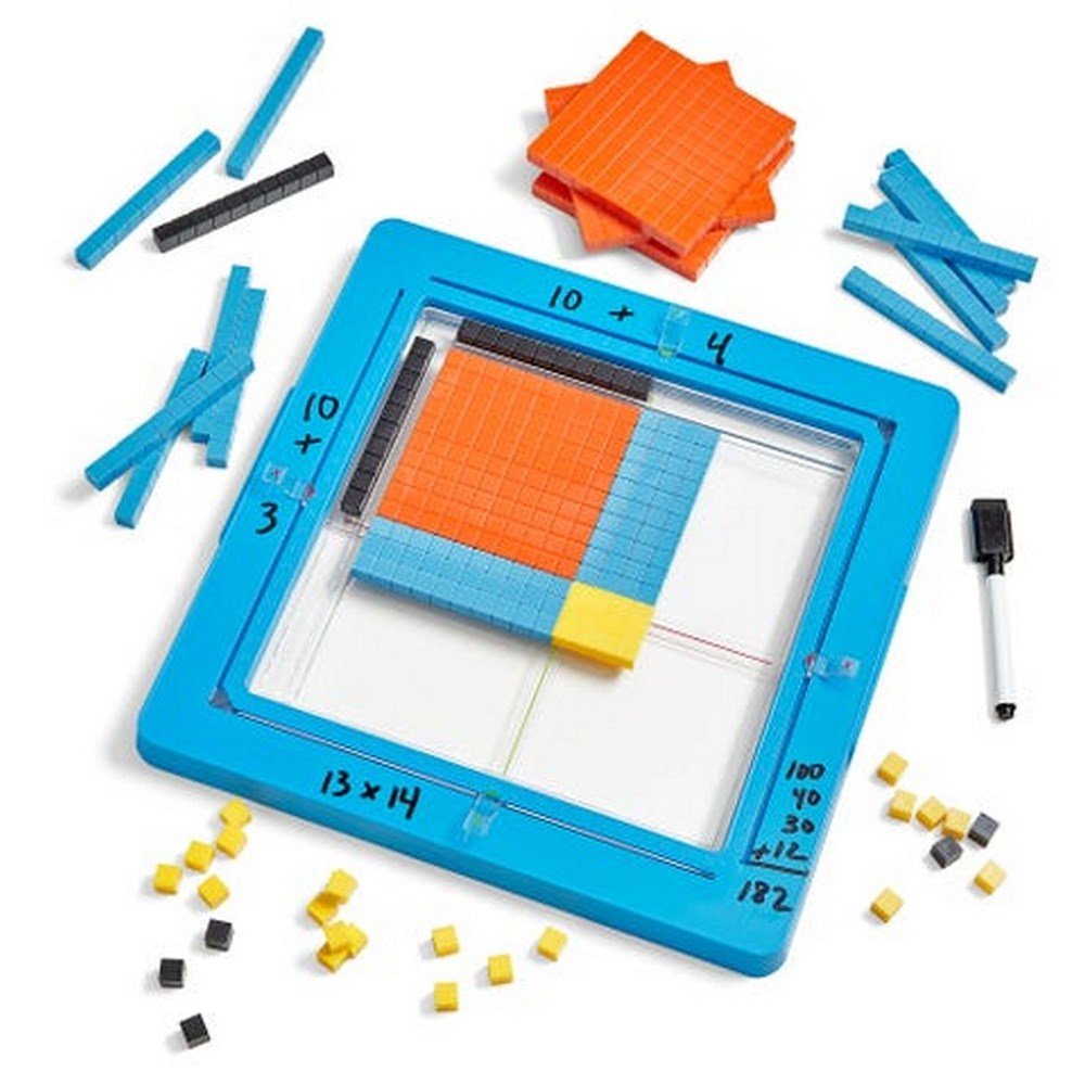 Area Model Tray with Base Ten Blocks - ABC School Supplies