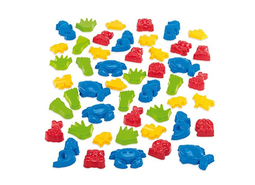 Assorted Sand Moulds 48 Piece - ABC School Supplies