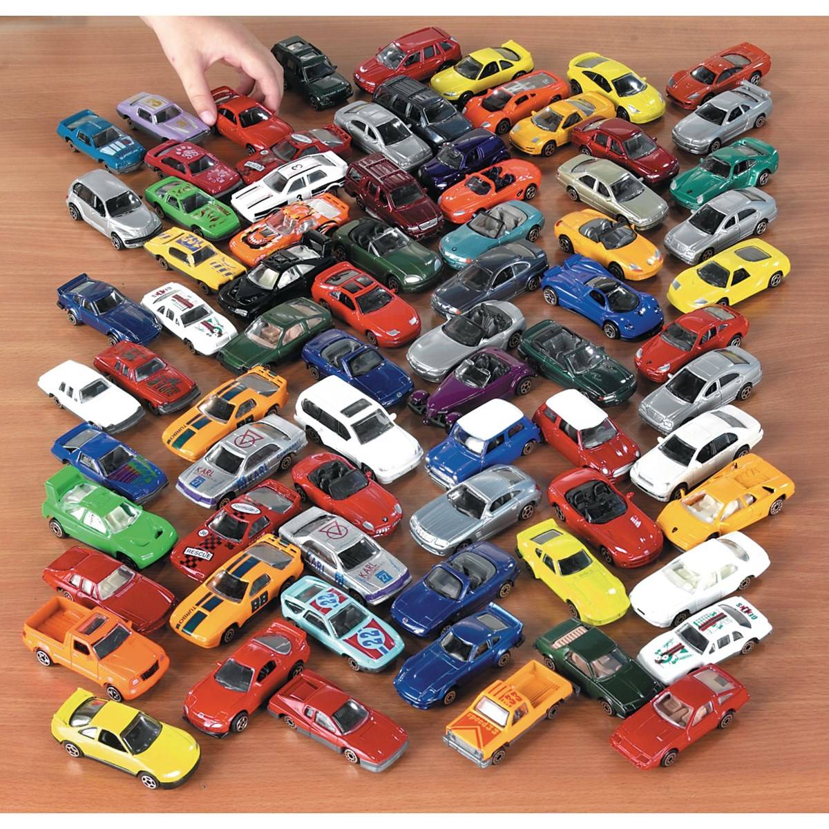 Authentic Die - Cast Vehicles - Pack Of 75 - ABC School Supplies