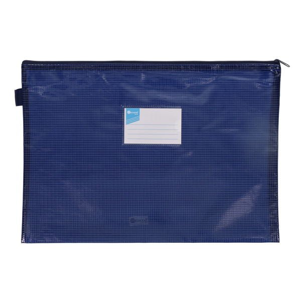 B4+ Durable Mesh Wallet - Blue - ABC School Supplies